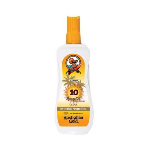 Australian Gold Clear Spray Gel, Low Protection SPF 10